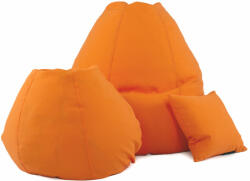 Babszem bútorház Narancs ALL IN Tini babzsákfotel garnitúra