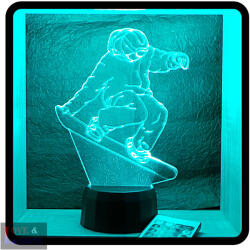 Love & Lights Snowboardos mintás lámpa