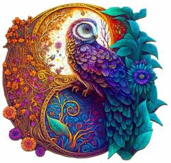 Woodbest Bagoly - Yin yang - különleges fa kirakó 200db /30cm x 30cm/