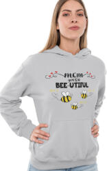  Bee-utiful anya és méhecskéi - Személyre Szabható - Kapucnis Pulóver (597832)
