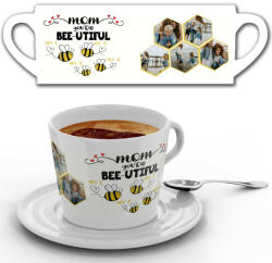 Bee-utiful Anya és méhecskéi - Személyre szabható - Kávéscsésze (912462)