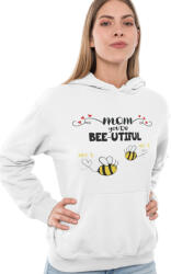  Bee-utiful anya és méhecskéi - Személyre Szabható - Kapucnis Pulóver (545106)
