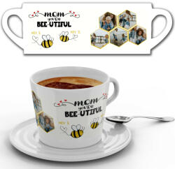 Bee-utiful Anya és méhecskéi - Személyre szabható - Kávéscsésze (459655)