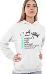  Egy anya tulajdonságai - Kapucnis Pulóver (401477)