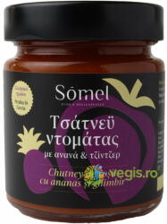 SOMEL Chutney de Rosii cu Ananas si Ghimbir 225g