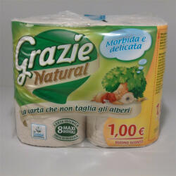 Grazie Natural toalettpapír 4 db 3 rétegű - nutriworld