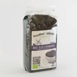 GreenMark Organic bio szezámmag fekete 250 g - nutriworld
