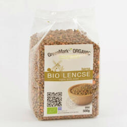GreenMark Organic bio lencse barna 500 g - nutriworld