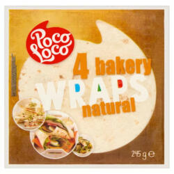 Poco Loco lágy tortilla búzalisztből 245 g - nutriworld