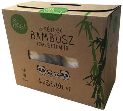 Perga 3 rétegű bambusz toalettpapír 4 db - nutriworld