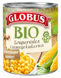 GLOBUS bio szuperédes csemegekukorica konzerv 1 db - nutriworld