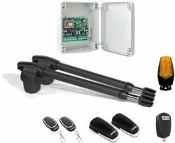 Motorline Kit automatizare poarta batanta cu modul Wifi integrat Motorline LINCE400-230-MLINK, 250kg / 3m / canat, 230 volti, uz rezidential + lampa (LINCE400-230-MLINK + lampa)