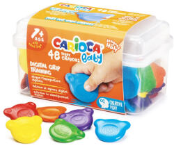 CARIOCA Creioane cerate CARIOCA Baby 1+ Teddy, 48 culori/set