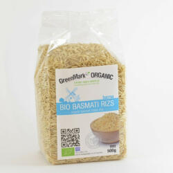 GreenMark Organic bio basmati barna rizs 500 g - nutriworld