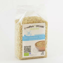 GreenMark Organic bio barna rizs hosszúszemű 500 g - nutriworld