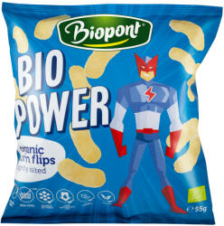 Biopont bio power extrudált bio kukorica enyhén sós gluténmentes 55 g