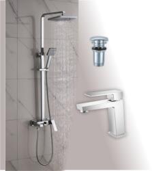 Inter Ceramic Душ комплект за баня 3 В 1 - НЕРО