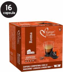 Italian Coffee 16 Capsule Italian Coffee Roma Espresso - Compatibile A Modo Mio