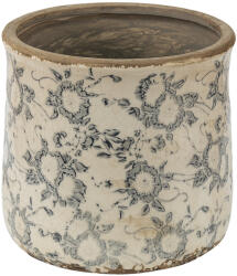 Clayre & Eef Ghiveci ceramica bej gri 17x16 cm (6CE1459Ldeco)