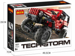 COGO 5801 | lego-technic-kompatibilis építőjáték | 501 db építőkocka | Racing terepjáró jeep (CH5801)
