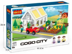COGO 4205 | lego-kompatibilis építőjáték | 590 db építőkocka | Biofarm figurákkal (CH4205)