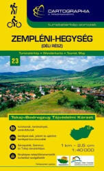 Cartographia Kft Zempléni-hegység (déli rész) turistatérkép 1: 40.000