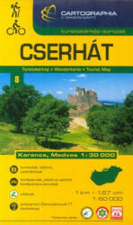 Cartographia Kft Cserhát +Karancs, Medves turistatérkép 1: 60.000