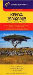Cartographia Kft Kenya, Tanzánia útitérkép 1: 2500000