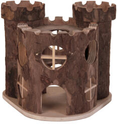 TRIXIE Casuta Castel Pentru Hamsteri, Matti, Lemn, 19x14x15 cm, Maro, 6168