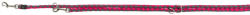 TRIXIE Lesa Cavo Coarda, Reglabila, S-M: 2 m/12 mm, Fucsia/Grafit, 143511
