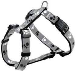 TRIXIE Ham Silver Reflect H, S-M: 49-65 cm/20 mm, Negru/Gri, 12232