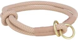 TRIXIE Zgarda Coarda Soft, Semistrangulanta, M: 45 cm / 10 mm, Roz/Roz Pudrat, 1984607