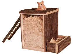 TRIXIE Turn De Joaca Si Vizuina Pentru Hamsteri, Lemn, 25x24x20 cm, 62002