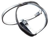 Exotic-K Ham L3 Piele Captusit 64-72 cm/16 mm - Negru