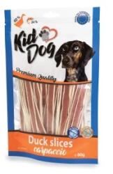 KIDDOG Recompense Pentru Caini, Felii Carpaccio De Rata Si Cod, 80 g, A04614