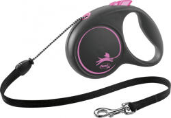 flexi Lesa Flexi Black Design, Snur, M: 5 m/20 kg, Roz, 12266