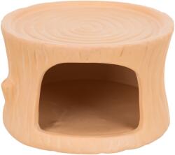 TRIXIE Casuta Ceramica Pentru Rozatoare, Bustean, Teracota, 11x6x10 cm, 61374