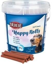 TRIXIE Recompense Pentru Caini, Soft Happy, Rulouri Cu Somon, 500 g, 31498