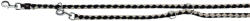 TRIXIE Lesa Cavo Coarda, Reglabila, S-M: 2 m/18 mm, Negru/Grafit, 14361