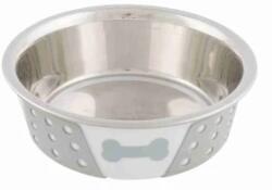 TRIXIE Castron de Inox , 1.4l/ 21 cm alb/gri, 25257