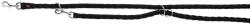 TRIXIE Lesa Cavo Coarda, Reglabila, L-XL: 2 m/18 mm, Negru, 143601