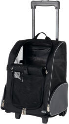 TRIXIE Geanta De Transport, Troler/Rucsac, 32x45x25 cm, Pana la 8 kg, Negru/Gri, 2880