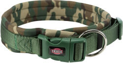 TRIXIE Zgarda Premium Captusita, Extra Lata, L-XL: 56-62 cm/25 mm, Camuflaj/Verde Padure, 1988623