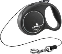 flexi Lesa Flexi Black Design, Snur, XS: 3 m/8 kg, Negru, 12241