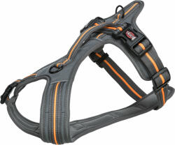 TRIXIE Ham Fusion Touring, M-L: 61-75 cm/30 mm, Gri Grafit/Portocaliu Papaya, 207532