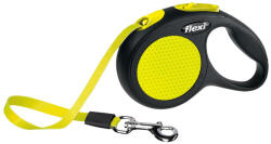 flexi Lesa Flexi Neon, Banda, XS: 3 m/12kg, Galben Neon 209301