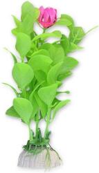 Happet Planta Artificiala Pentru Acvariu, 10 cm, Verde Cu Roz, 1B29
