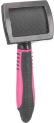 TRIXIE Perie Tesala Soft, Maner Plastic/Peri Metalici, 7×16 cm, Roz/Negru, 23126