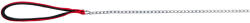 TRIXIE Lesa Lant Cu Maner Din Neopren, XS-S: 1.10 m/2.0 mm, Rosu, 14013