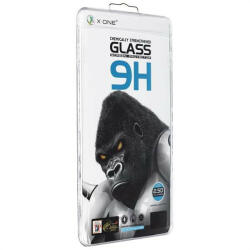 X-One 3D Full Cover edzett üveg X-ONE - Samsung Galaxy S24 (tokbarát) - működő ujjlenyomat-érzékelővel